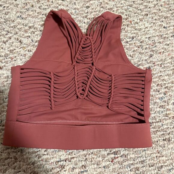Carbon38 Seminyak Bra Macrame Mauve Pink- Size XS - Picture 4 of 8